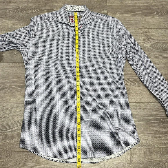 7 Downie St. Long Sleeve Contemporary Fit Button Up Sport Dress Shirts M (4) - Picture 8 of 15